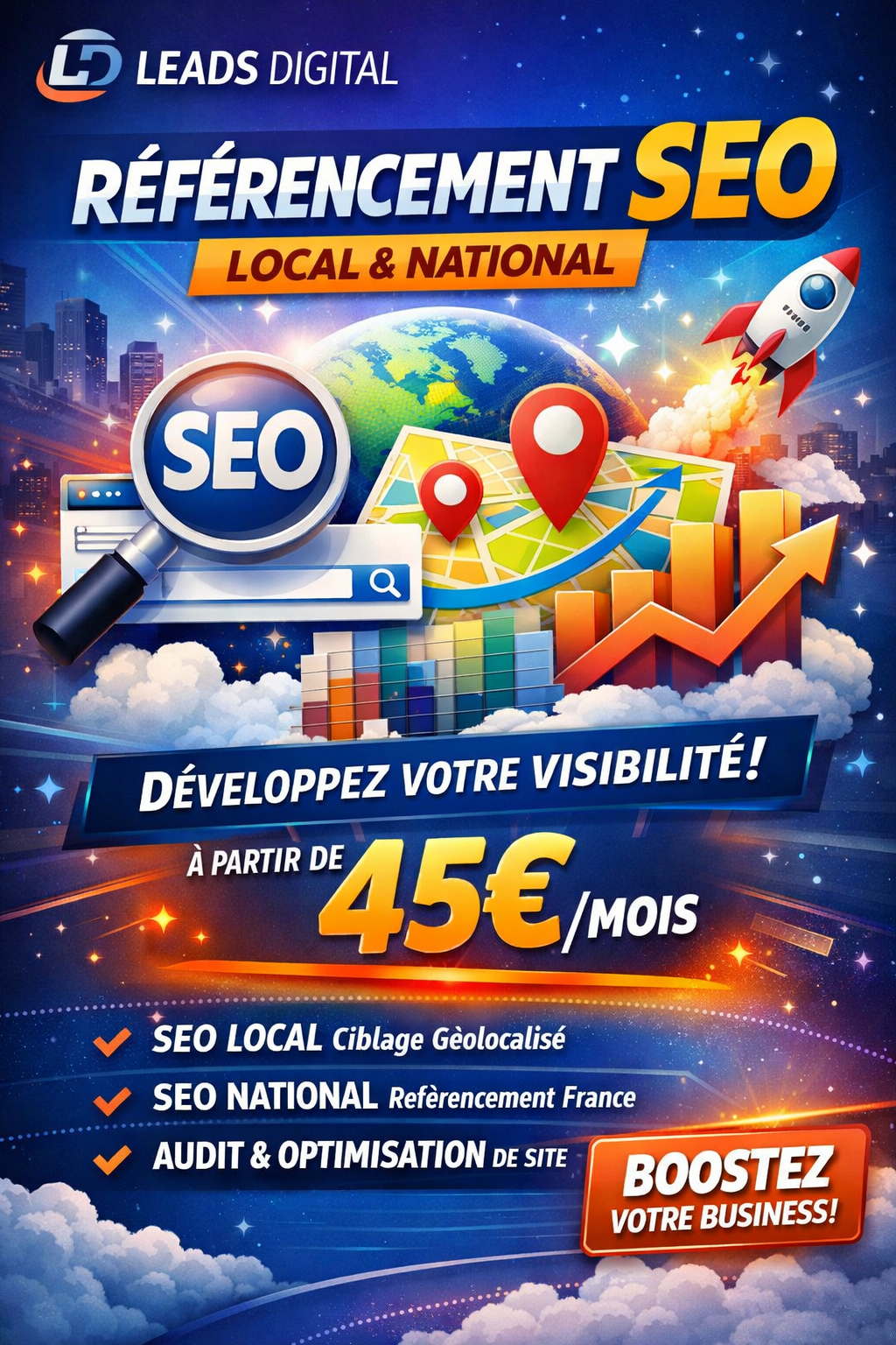Référencement SEO Local/National
